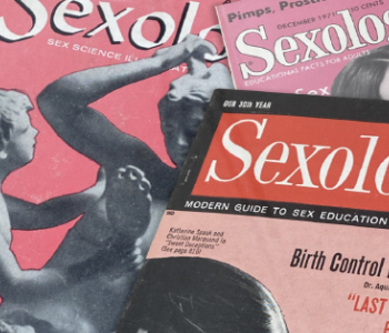 Stacked issues of Sexology magazine