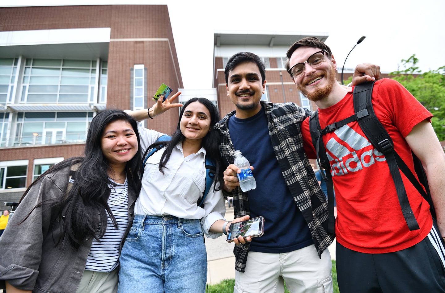 Guest students hanging out together
