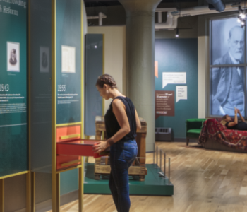 Museum gallery focused on mental health