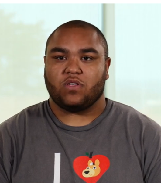 This is a video testimonial from a graduate student in Education