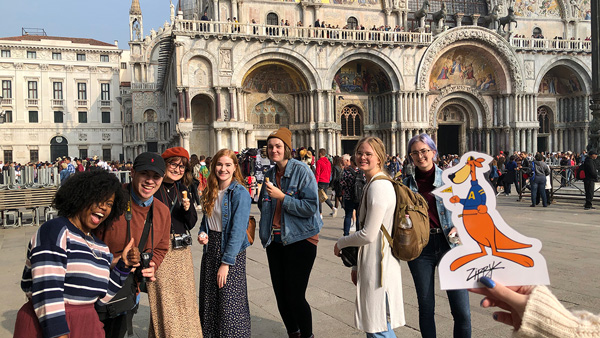 Myers art students study abroad