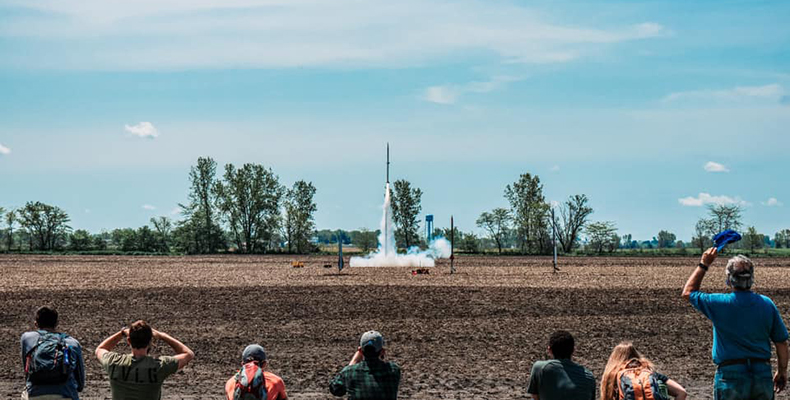 Akronauts rocket launch