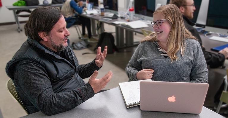 UA instructor and student talk about Bachelor of Arts and Sciences degrees.