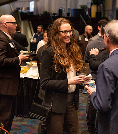 CIPLA CLE Event reception for The University of Akron School of Law at EJ Thomas Hall